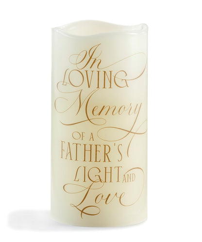 Wax LED Flameless Candle with Sentiment