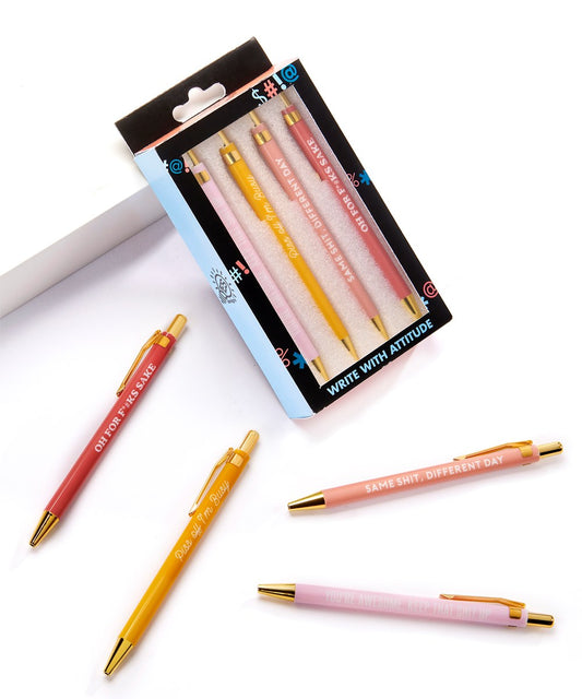 Profanity Pens - set of 4