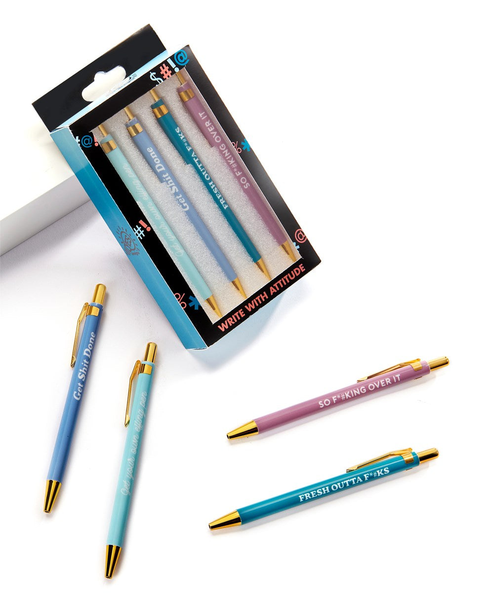 Profanity Pens - set of 4