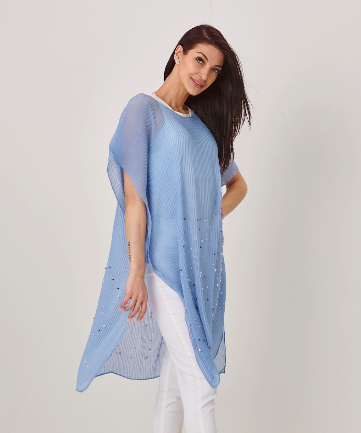 Pearl Studded Cover Up
