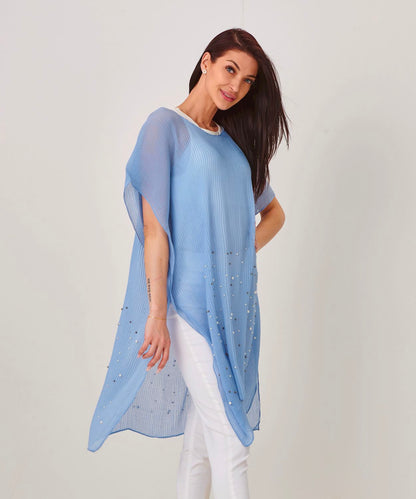 Pearl Studded Cover Up