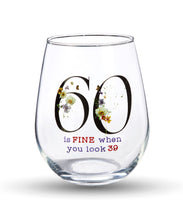 Load image into Gallery viewer, Stemless Wine Glass - big birthday
