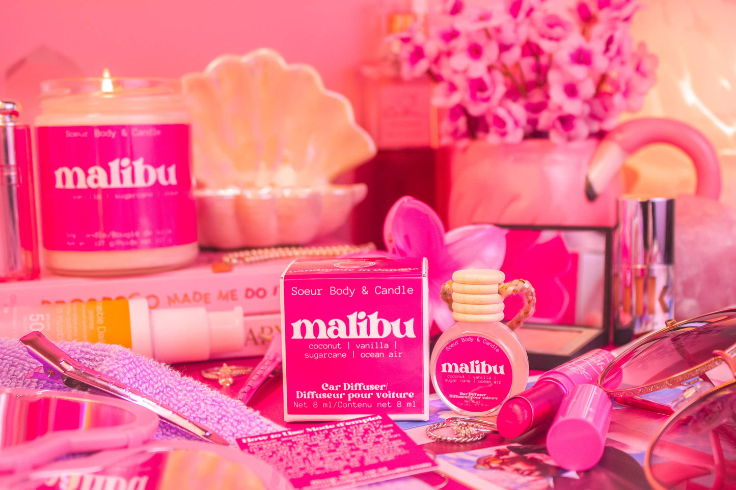 Soeur Body and Candle - Malibu Car Diffuser