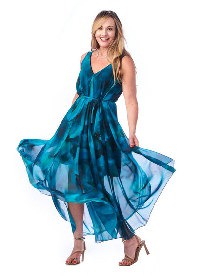 Chiffon Grecian Dress