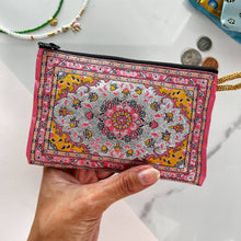 Load image into Gallery viewer, Pink &amp; Gold Coin Purse
