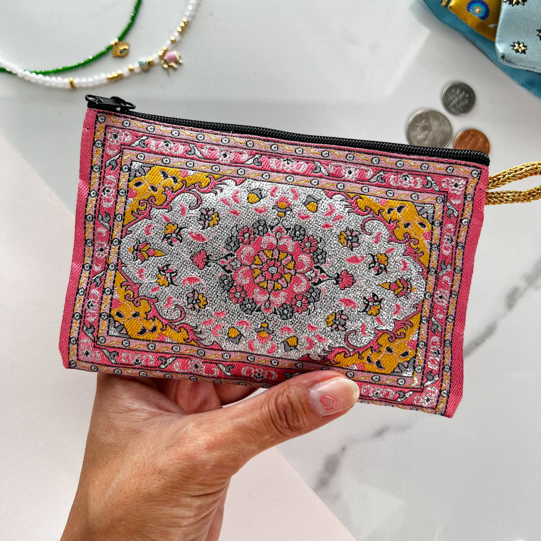 Pink & Gold Coin Purse