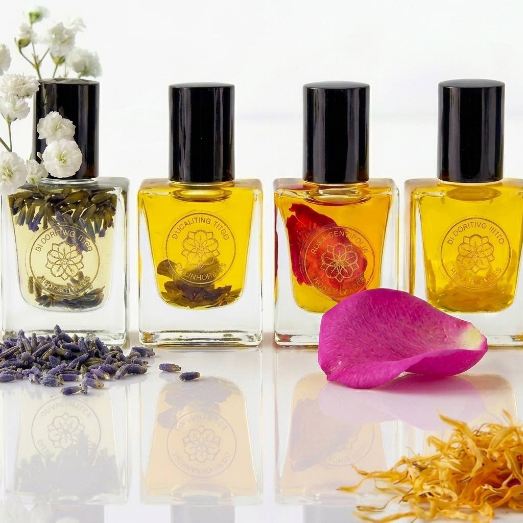 Blooming Wild Botanicals - Rose Aromatherapy Perfume  Roller Ball | Rose, Jasmine