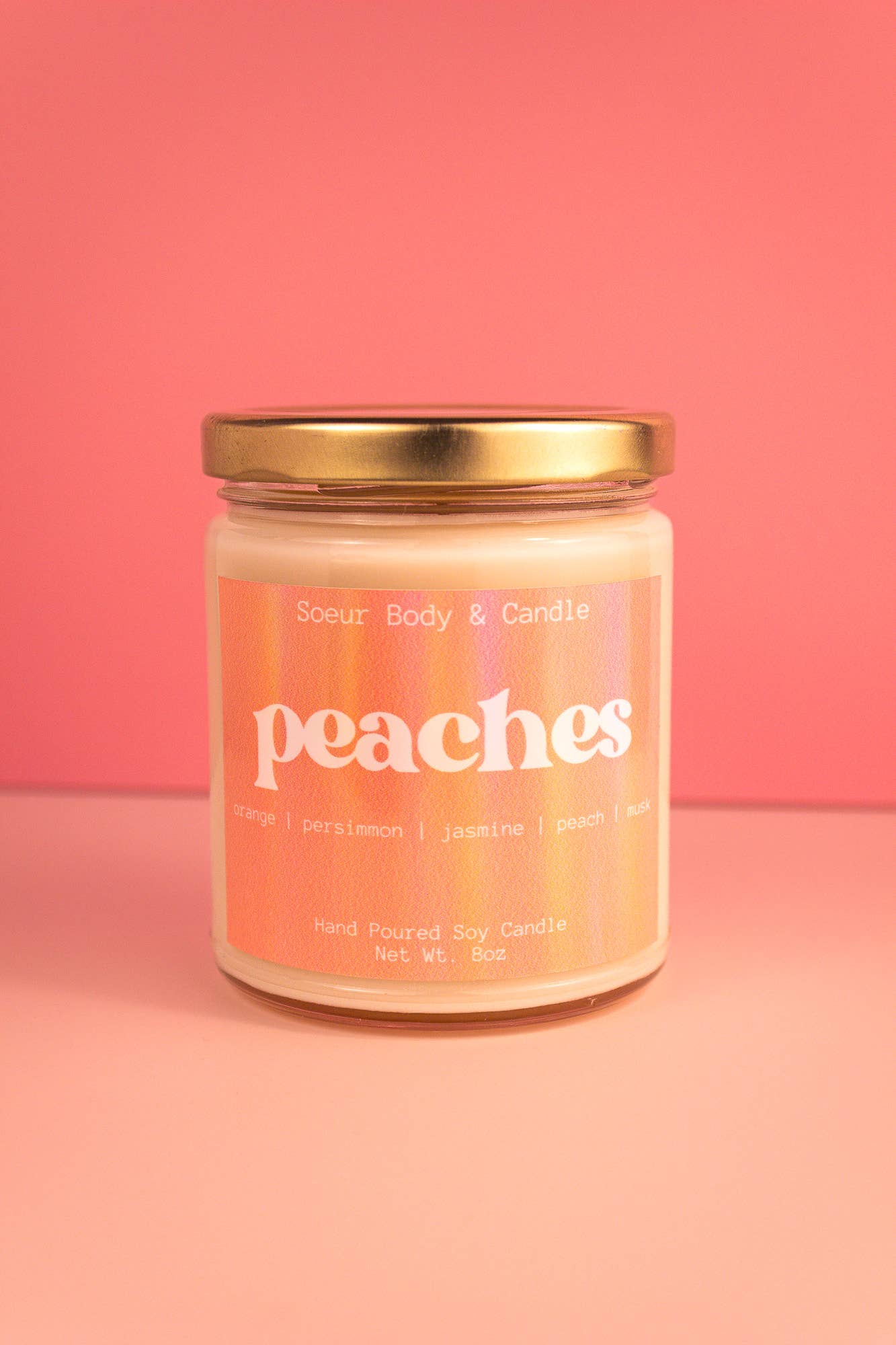Peaches Soy Candle