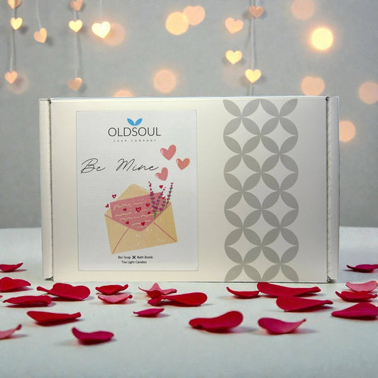 Old Soul Soap Company Inc. - Small Valentine's Day Gift Box: Be Mine or Happy Valentine's Day