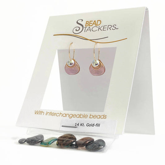 PT34GC - Dangle Earrings include 4 Interchangeable Colours