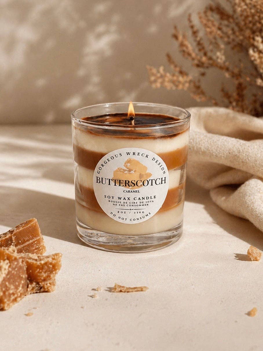 Butterscotch Brûlée Dessert Candle