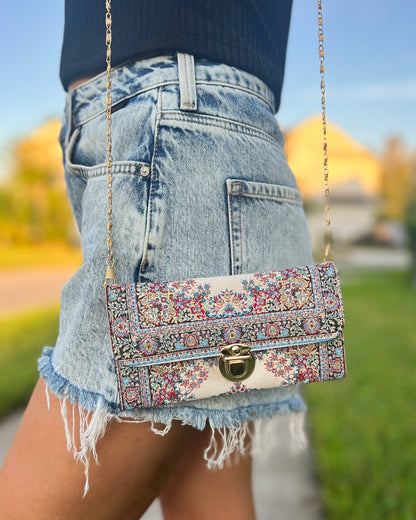 Beige Turkish Crossbody Bag