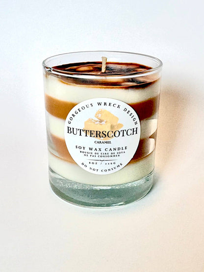 Butterscotch Brûlée Dessert Candle
