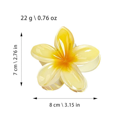 Plumeria hair clip