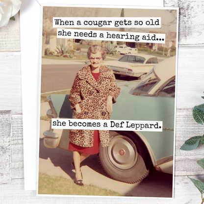 715 - When A Cougar Gets So Old She Needs A Hearing Aid...