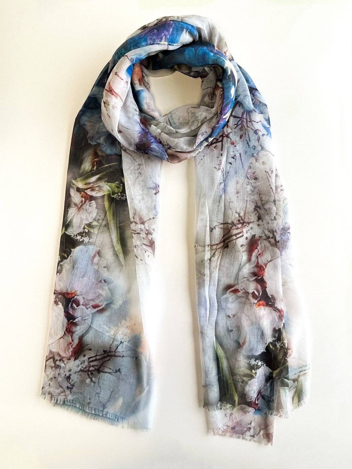 Melissa - Spring/Summer Cherry Blossom Lightweight Scarf