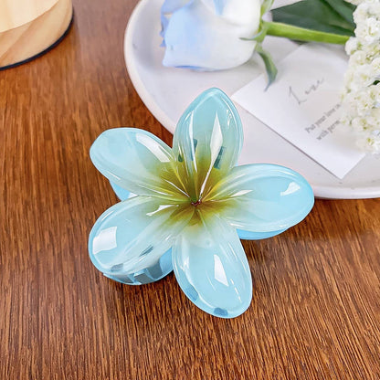 Plumeria hair clip