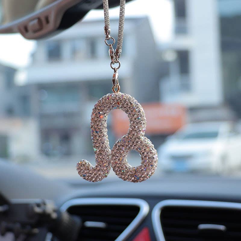 Crystal Zodiac Car Charm