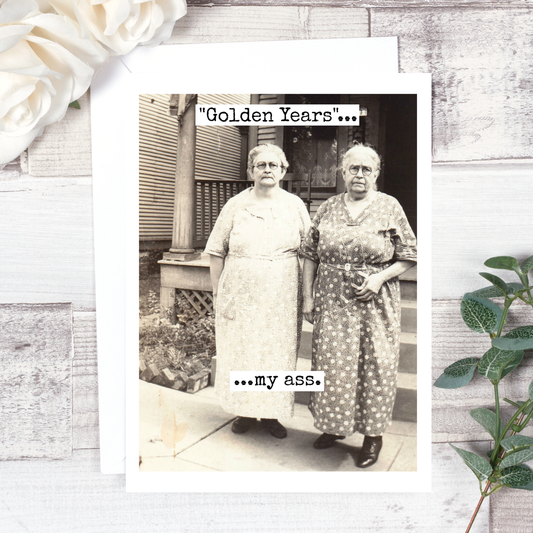 RR394 - "Golden Years"... Birthday Card