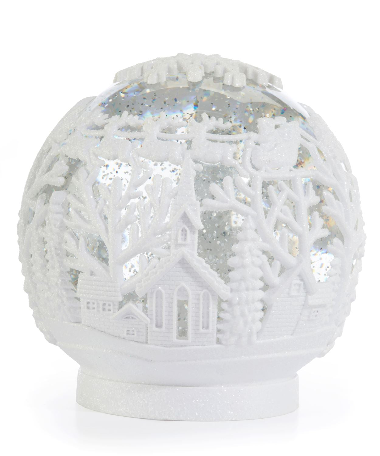 Christmas Water Lantern w/LED Lights