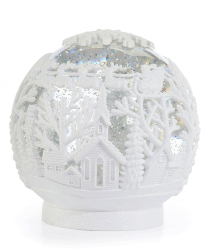 Christmas Water Lantern w/LED Lights
