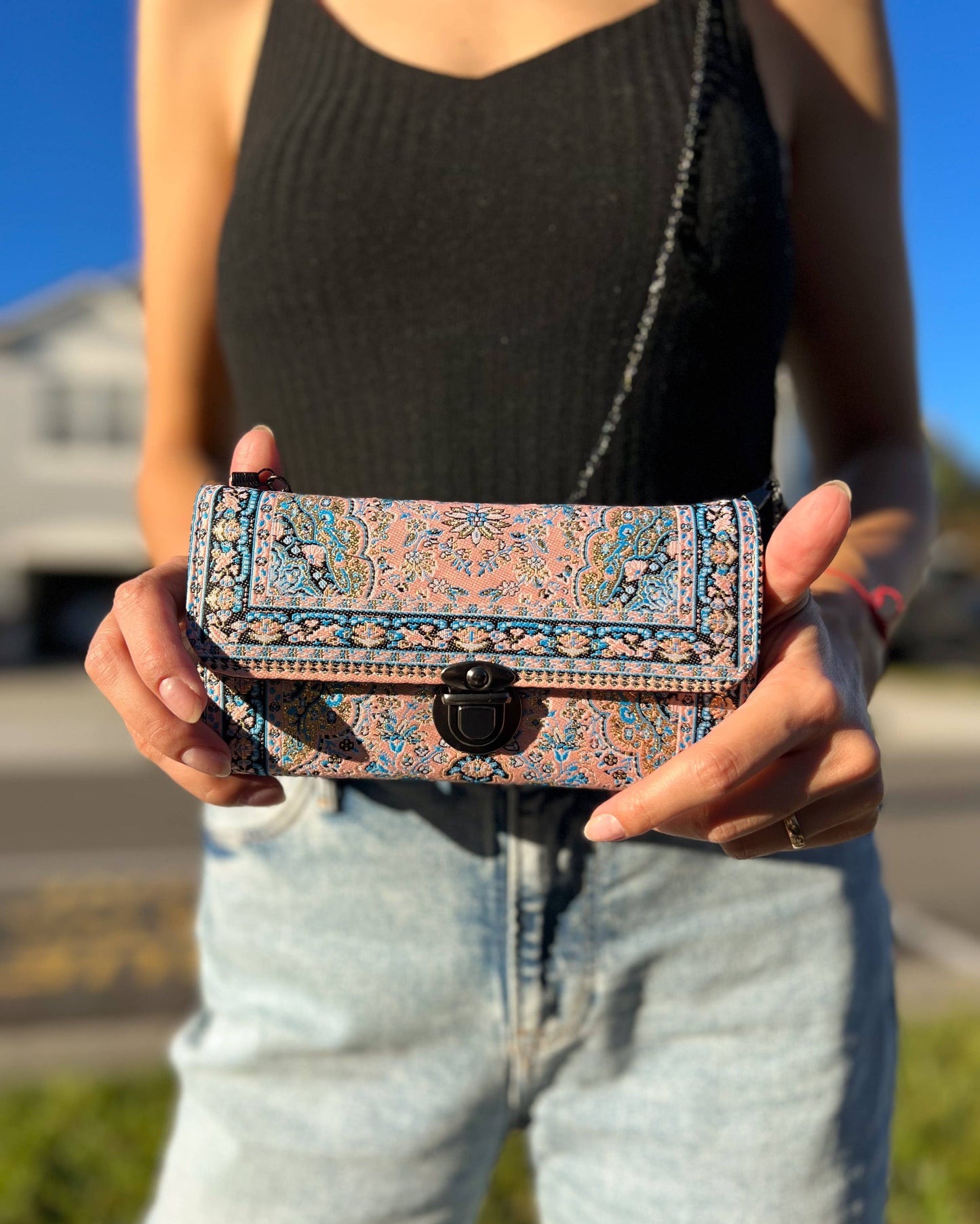 Pink Turkish Crossbody Bag