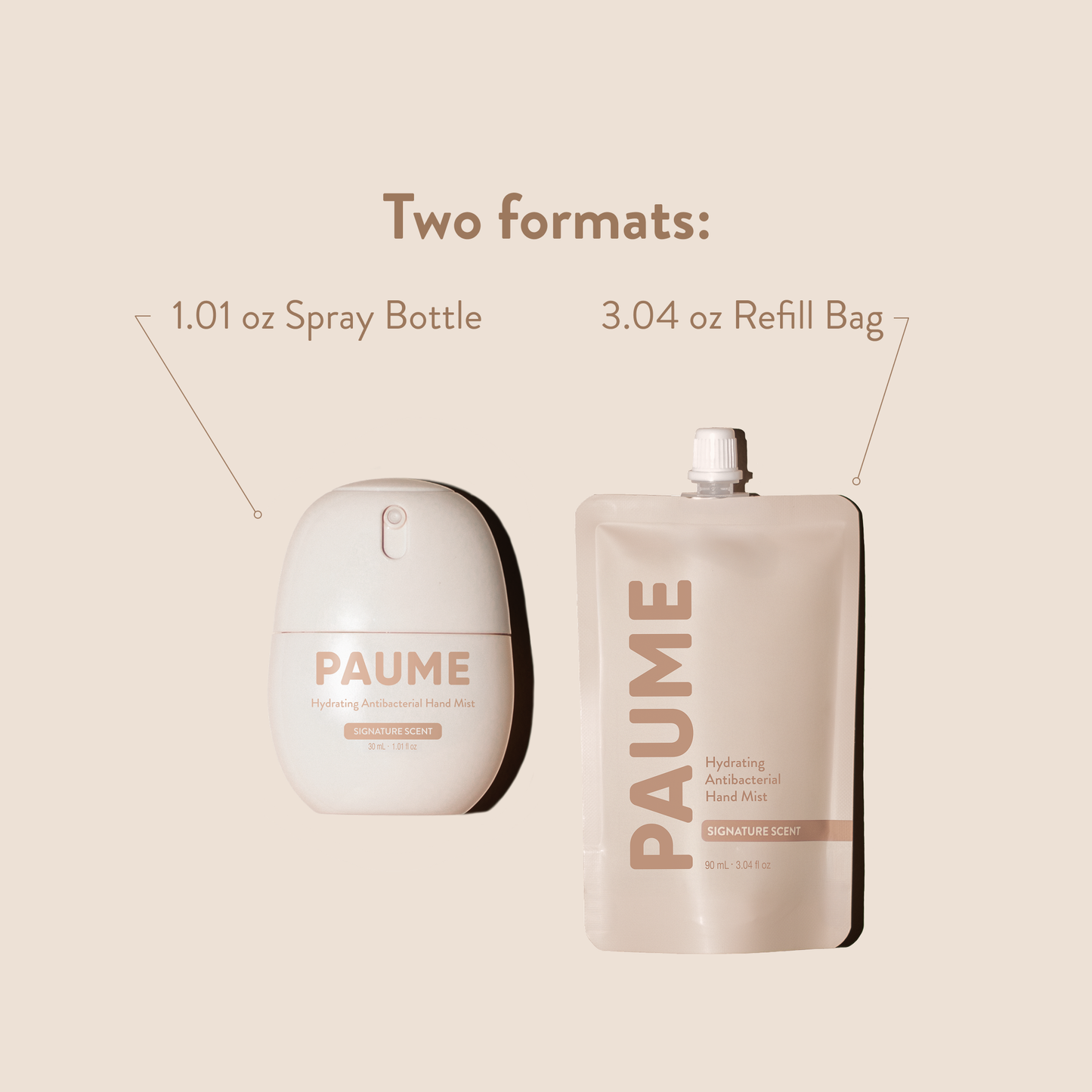 PAUME - Hydrating Antibacterial Hand Mist Bottle