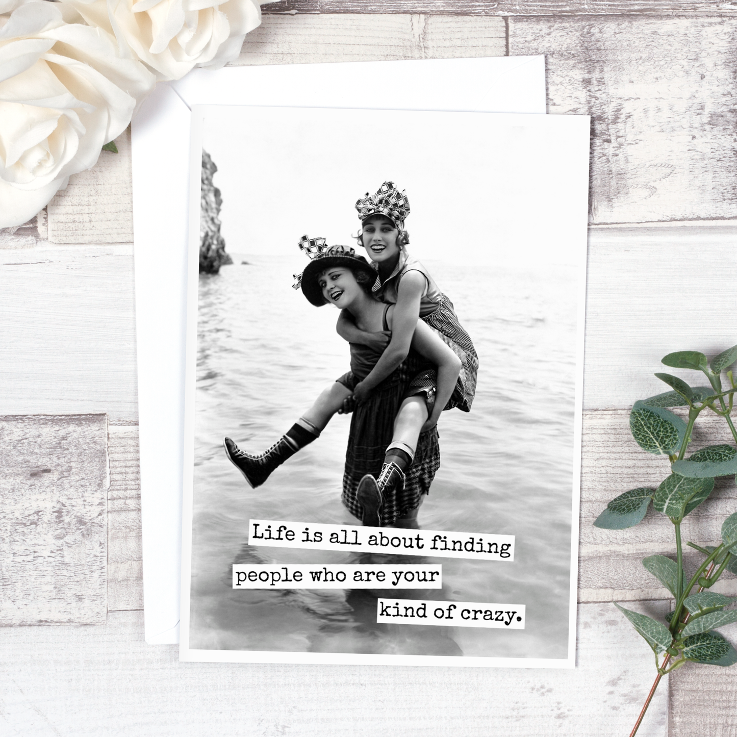 RR700 - Life Is All About Finding People... Friendship Card