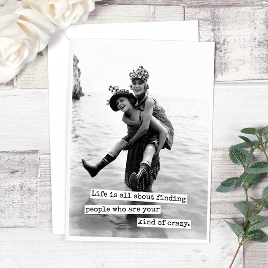 RR700 - Life Is All About Finding People... Friendship Card