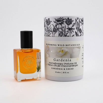 Blooming Wild Botanicals - Gardenia Aromatherapy Perfume Oil | Authentic Gardenia