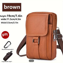 Load image into Gallery viewer, 2 in 1 Belt/Crossbody Leather Pouch

