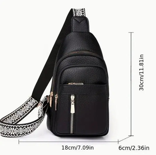 Leatherette Sling Bag