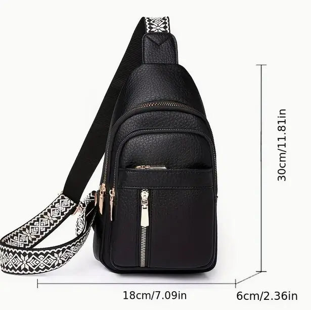 Leatherette Sling Bag