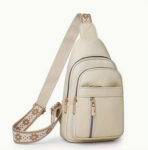 Leatherette Sling Bag