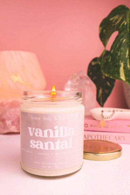 Vanilla Santal Soy Candle