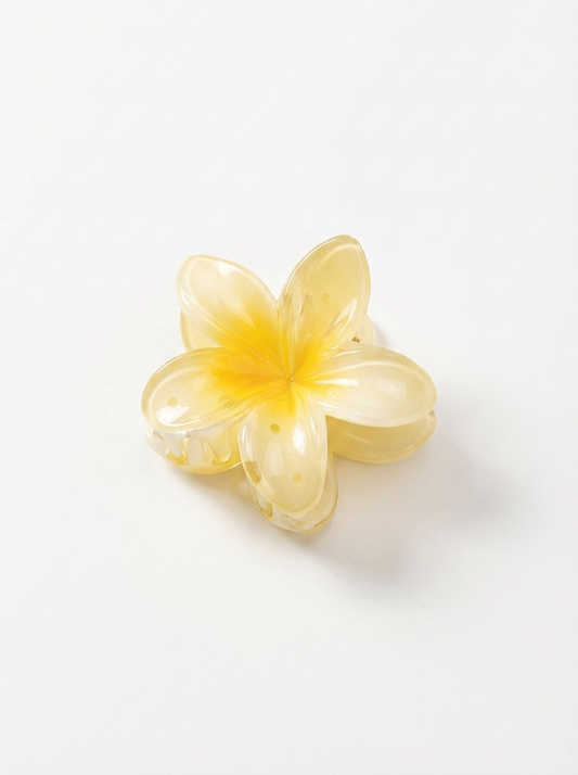 Plumeria hair clip