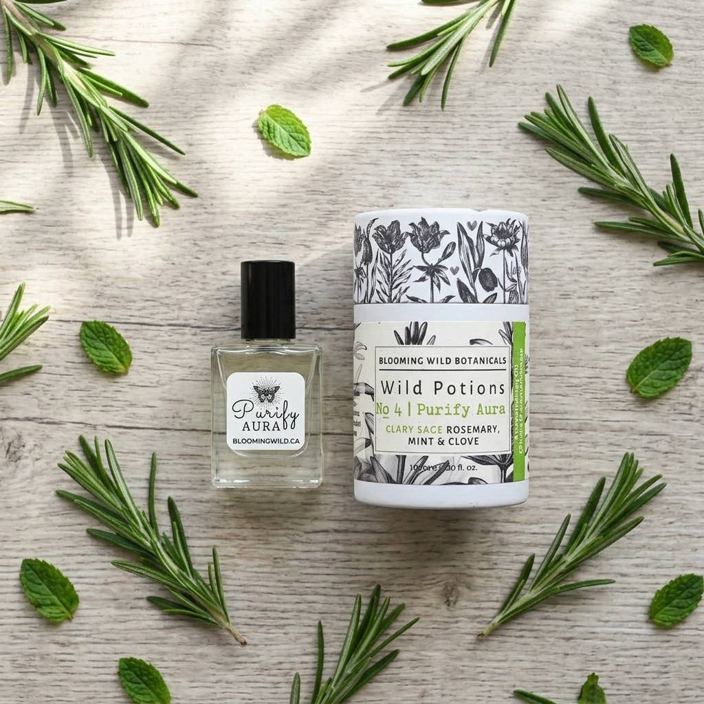Blooming Wild Botanicals - Purify Aura  Aromatherapy Potion | Cleansing + Clarity