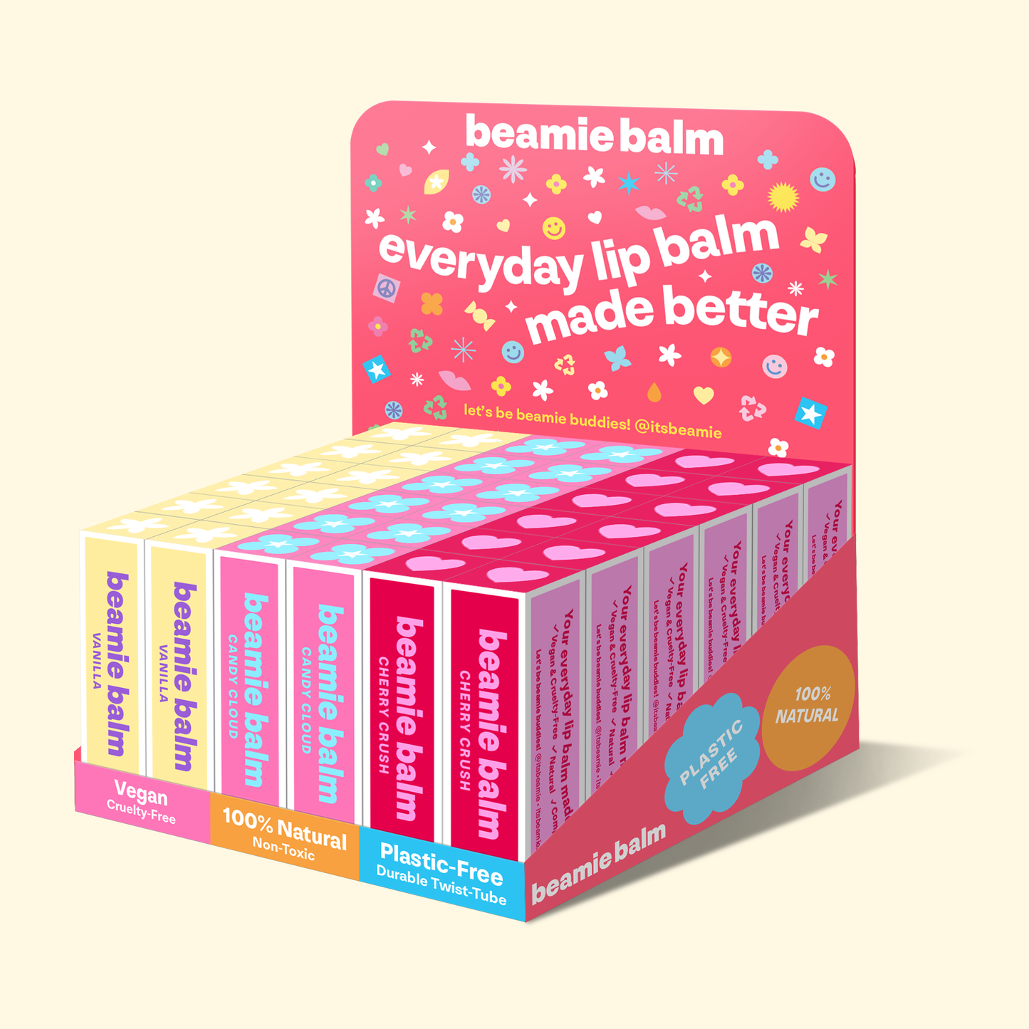 Beamie - 36 Sweet Treat Variety With Product Display