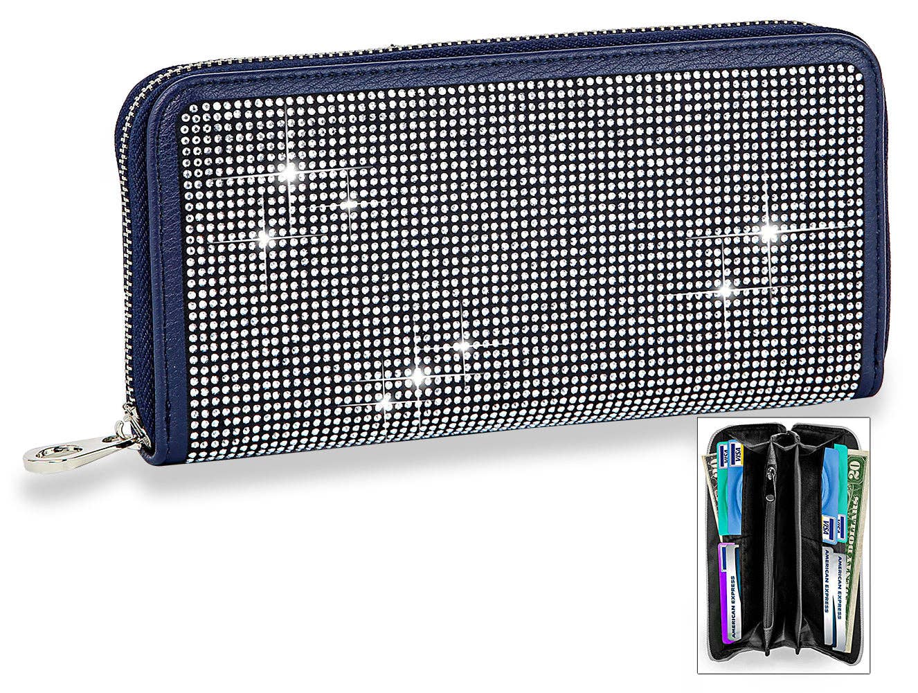 Handbag Express - Dazzling Accordion Wallet