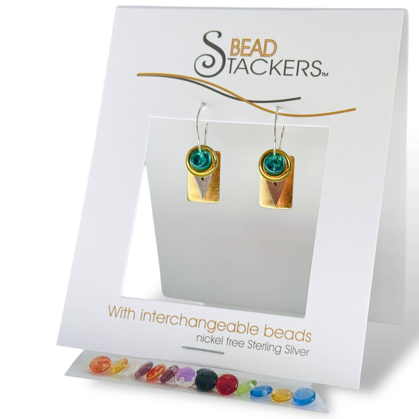 RTSG34 - Earrings come with 9 interchangeable colours. 