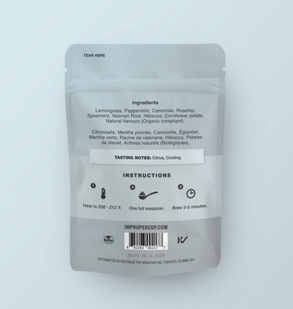 Improper Co. (No duties | Ships from CAN/USA) - Sleepy As Sh*t Herbal tea, 20 Servings, Functional Tea Blend
