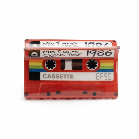 Cassette Tape Hair Claw Clip