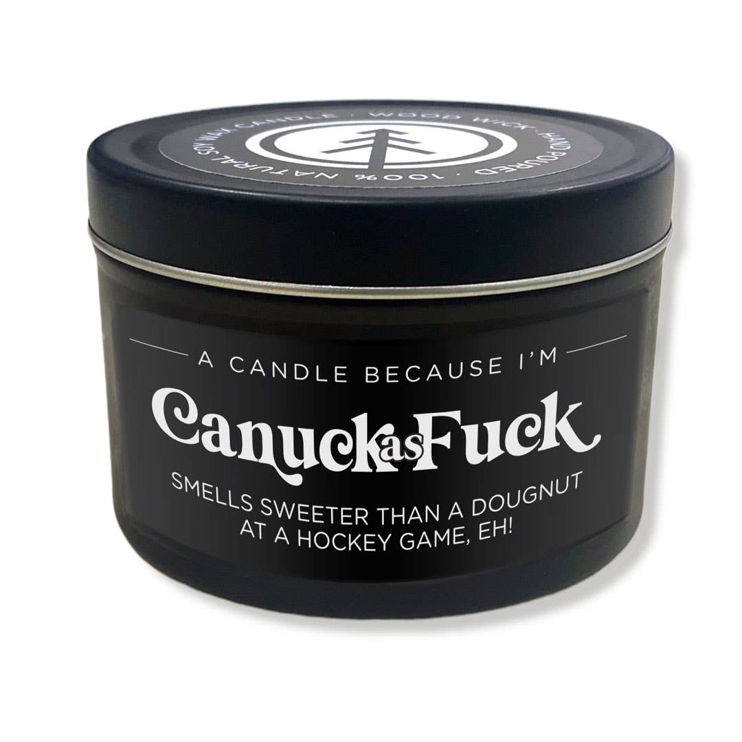 Canuck As Fuck | Wood Wick Candle