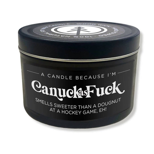 Canuck As Fuck | Wood Wick Candle