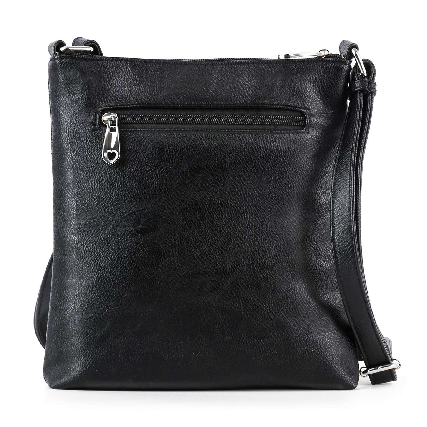 Handbag Express - Leoopard Print Rhinestone Crossbody Sling