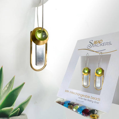 RTSG42 - Earrings come with 9 interchangeable colours.