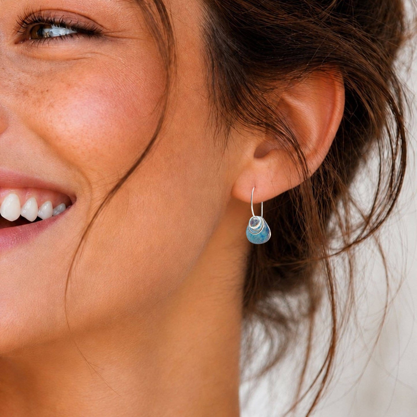 PT34B - Dangle Earrings with 4 Interchangeable Colours