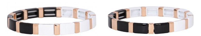 Enamel Tile Bracelets