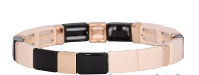 Enamel Tile Bracelets