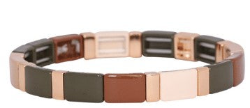 Enamel Tile Bracelets